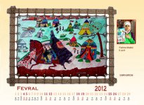 Рисунки в календаре на 2012 год азербайджанских учащихся (фотосессия)
