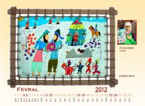 Рисунки в календаре на 2012 год азербайджанских учащихся (фотосессия)