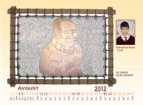 Рисунки в календаре на 2012 год азербайджанских учащихся (фотосессия)