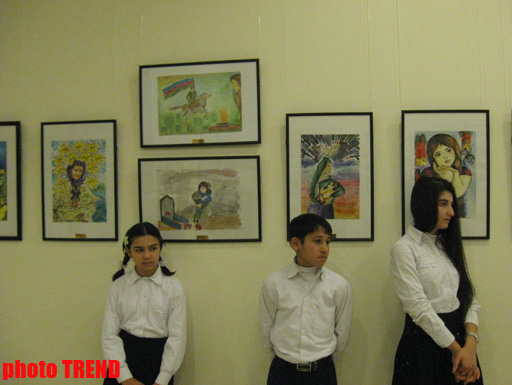 "20 лет без Ходжалы" в детских рисунках (фотосессия)