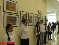 "20 лет без Ходжалы" в детских рисунках (фотосессия)