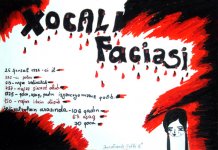 "Трагедия в Ходжалы" в работах юных художников (фотосессия)