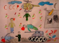 "Трагедия в Ходжалы" в работах юных художников (фотосессия)