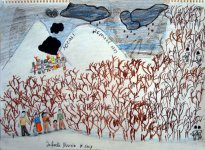 "Трагедия в Ходжалы" в работах юных художников (фотосессия)