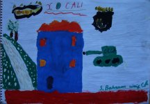 "Трагедия в Ходжалы" в работах юных художников (фотосессия)