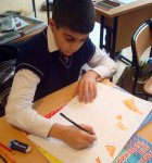 "Трагедия в Ходжалы" в работах юных художников (фотосессия)