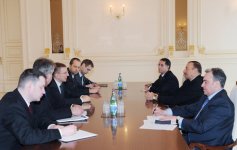 Президент Азербайджана принял министра иностранных дел Латвии