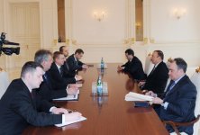 Президент Азербайджана принял министра иностранных дел Латвии