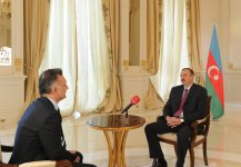 Президент Азербайджана дал интервью турецкому телеканалу TRT