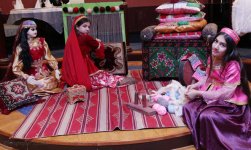 Заслуженная артистка Азербайджана Тунзаля Алиева - обряд нанесения хны (фотосессия)