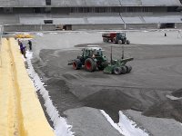 Строительство стадиона в жилом массиве "8-й километр" в Баку (фото)