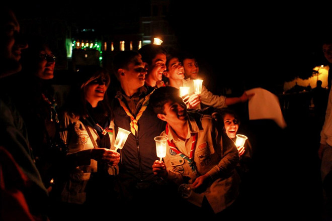 В Азербайджане проведена акция "Час Земли" (фотосессия)