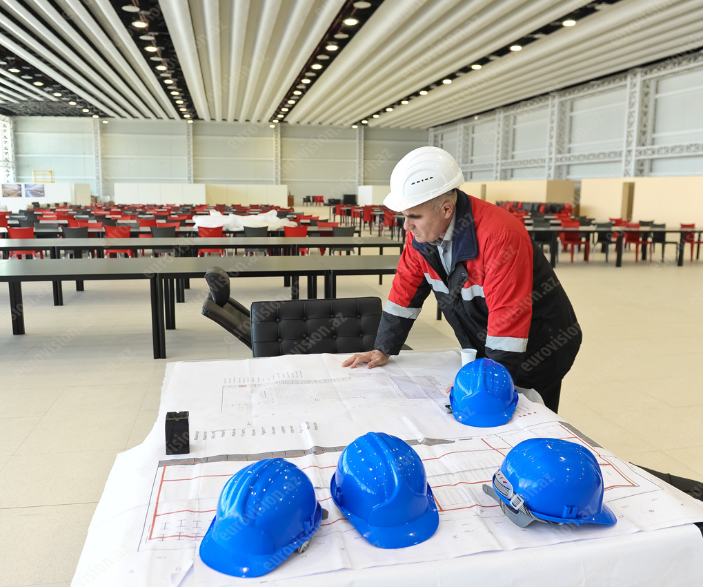 В "Baku Crystal Hall" проводятся завершающие работы (ВИДЕО-ФОТО)