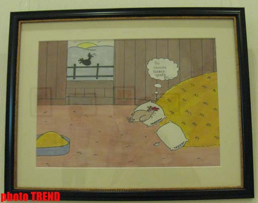 Юная художница Айгюль Мехдиева и ее герои (фотосессия)