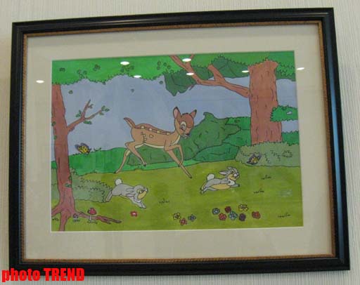 Юная художница Айгюль Мехдиева и ее герои (фотосессия)