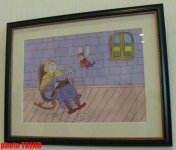 Юная художница Айгюль Мехдиева и ее герои (фотосессия)