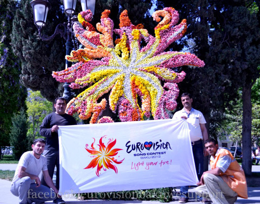 "Azərbaycana Eurovision yaraşır" - креативная акция фан-клуба "Евровидения" (фотосессия)