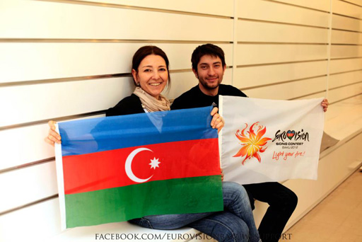 "Azərbaycana Eurovision yaraşır" - креативная акция фан-клуба "Евровидения" (фотосессия)
