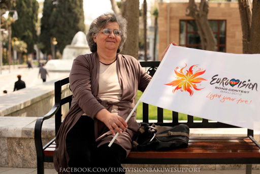 "Azərbaycana Eurovision yaraşır" - креативная акция фан-клуба "Евровидения" (фотосессия)