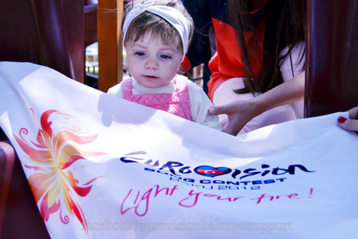 "Azərbaycana Eurovision yaraşır" - креативная акция фан-клуба "Евровидения" (фотосессия)