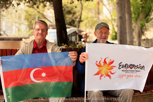 "Azərbaycana Eurovision yaraşır" - креативная акция фан-клуба "Евровидения" (фотосессия)