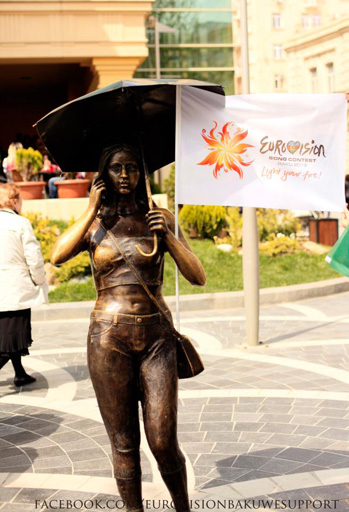 "Azərbaycana Eurovision yaraşır" - креативная акция фан-клуба "Евровидения" (фотосессия)