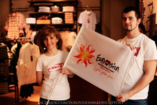 "Azərbaycana Eurovision yaraşır" - креативная акция фан-клуба "Евровидения" (фотосессия)