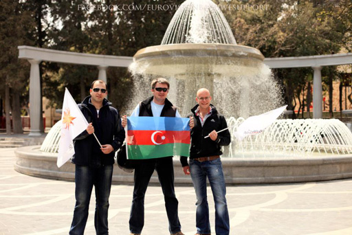 "Azərbaycana Eurovision yaraşır" - креативная акция фан-клуба "Евровидения" (фотосессия)