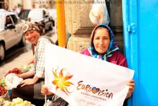 "Azərbaycana Eurovision yaraşır" - креативная акция фан-клуба "Евровидения" (фотосессия)