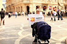 "Azərbaycana Eurovision yaraşır" - креативная акция фан-клуба "Евровидения" (фотосессия)