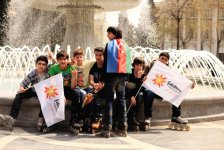 "Azərbaycana Eurovision yaraşır" - креативная акция фан-клуба "Евровидения" (фотосессия)