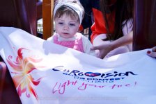 "Azərbaycana Eurovision yaraşır" - креативная акция фан-клуба "Евровидения" (фотосессия)