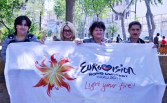 "Azərbaycana Eurovision yaraşır" - креативная акция фан-клуба "Евровидения" (фотосессия)