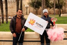 "Azərbaycana Eurovision yaraşır" - креативная акция фан-клуба "Евровидения" (фотосессия)