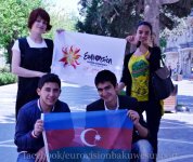 "Azərbaycana Eurovision yaraşır" - креативная акция фан-клуба "Евровидения" (фотосессия)
