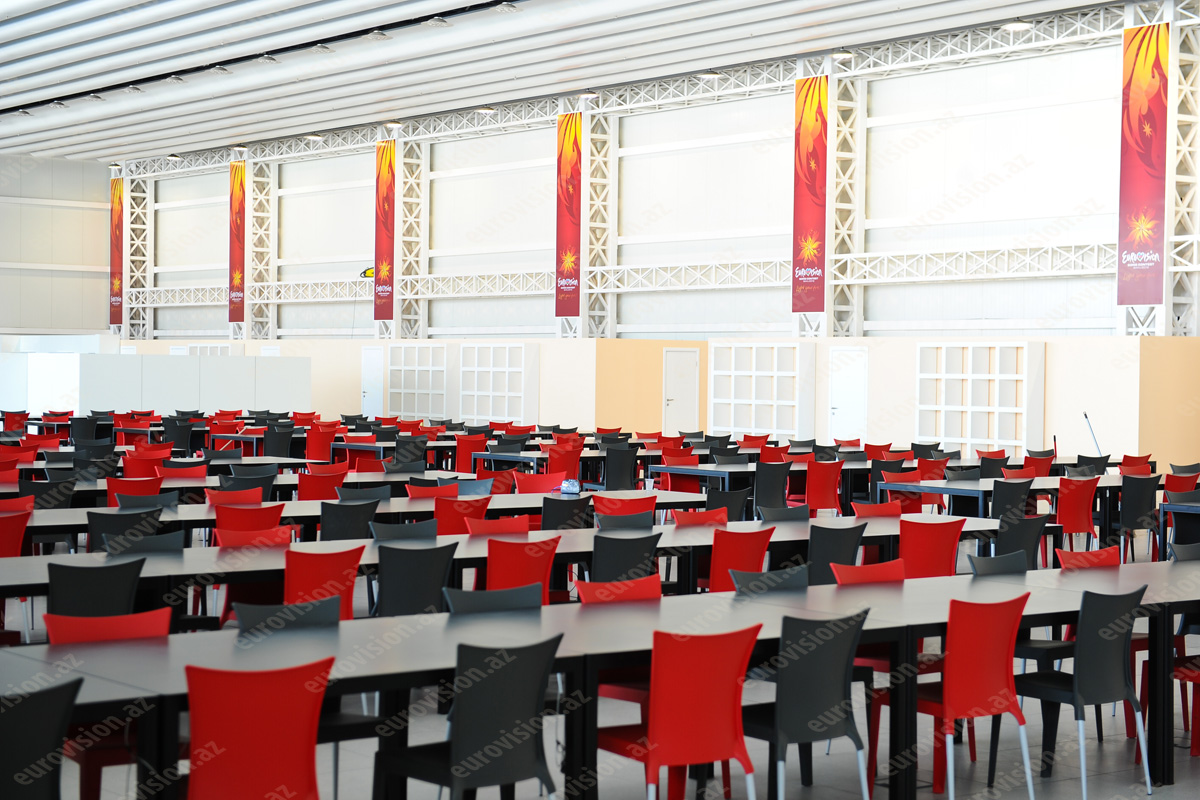 Завершается подготовка к "Евровидению" в "Baku Crystal Hall" (ФОТО)