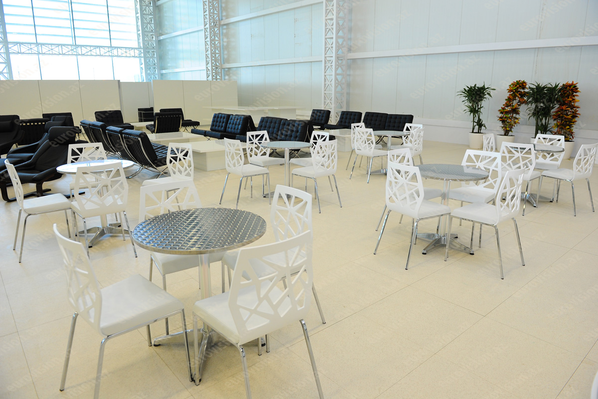 Завершается подготовка к "Евровидению" в "Baku Crystal Hall" (ФОТО)