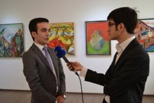 В Баку состоялась первая выставка Гюндуза Хунлара (фото)