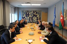 Президент Азербайджана встретился с генеральным секретарем ООН