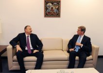 Президент Азербайджана встретился с министром иностранных дел Германии