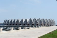 Президент Азербайджана и его супруга приняли участие в открытии "Baku Crystal Hall", где состоится конкурс "Евровидение-2012" (ФОТО)