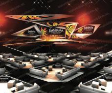 Представлены сцена и Green room "Евровидения - 2012"