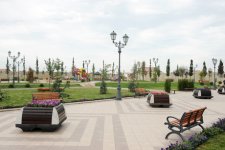 Президент Азербайджана принял участие в открытии парка в Сураханском районе Баку (ФОТО)
