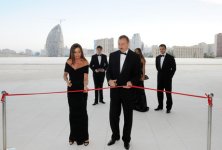 Президент Азербайджана и его супруга приняли участие в церемонии открытия Центра Гейдара Алиева (ФОТО)