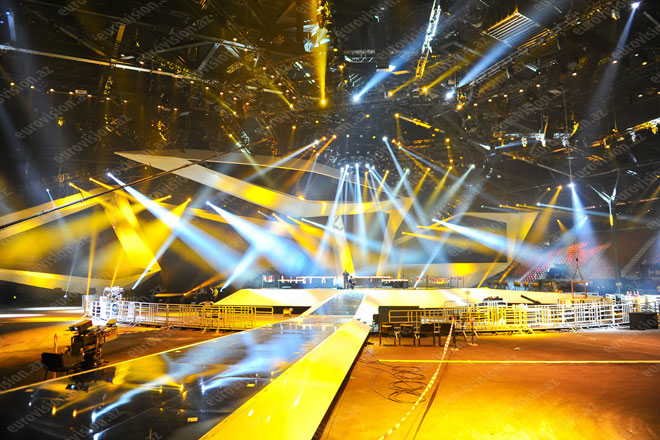 Представлены сцена и Green room "Евровидения - 2012"