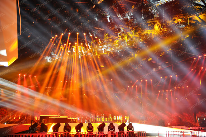 Представлены сцена и Green room "Евровидения - 2012"