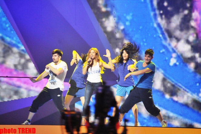 Элефтерия Элефтериу на сцене "Baku Crystal Hall" (фотосессия)