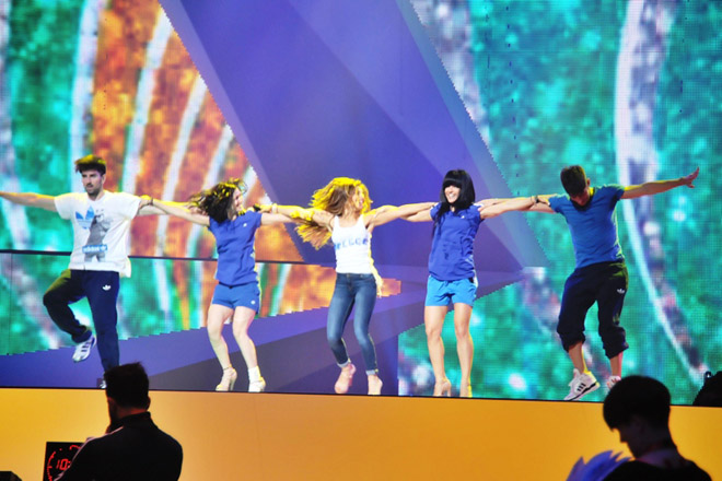 Элефтерия Элефтериу на сцене "Baku Crystal Hall" (фотосессия)