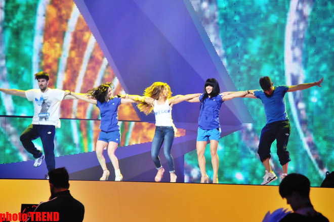 Элефтерия Элефтериу на сцене "Baku Crystal Hall" (фотосессия)