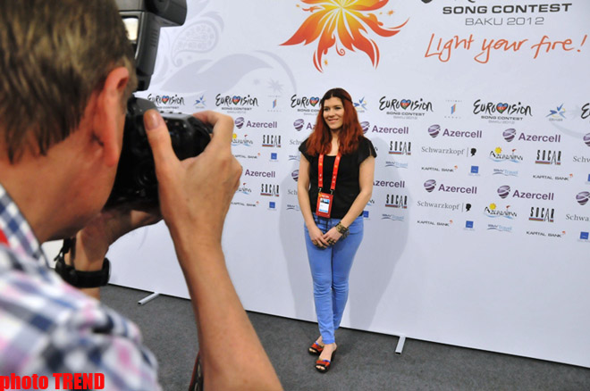 Состоялась пресс-конференция представительницы Финляндии на "Евровидении" (фотосессия)